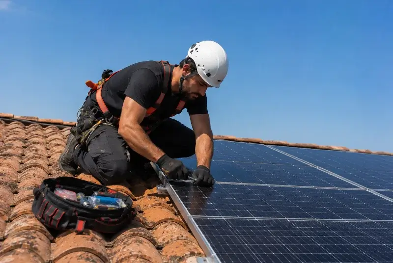 Maintenance et monitoring de panneaux solaires à Saint-Paul-en-Chablais