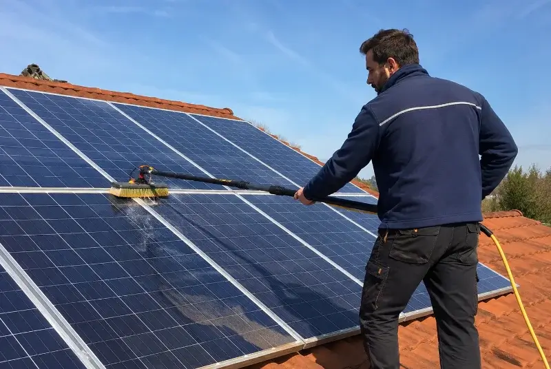 Nettoyage et entretien de panneaux solaires à Saint-Paul-en-Chablais